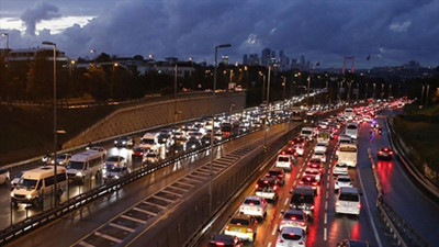 İstanbul’da trafik durma noktasında