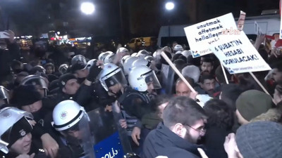 Ankara'daki 6 Şubat yürüyüşüne polis müdahalesi: Gözaltılar var