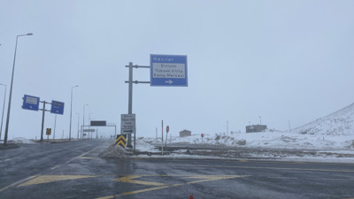 Erciyes’e çıkan yol kapandı