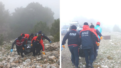 Uçurumda ceset bulundu