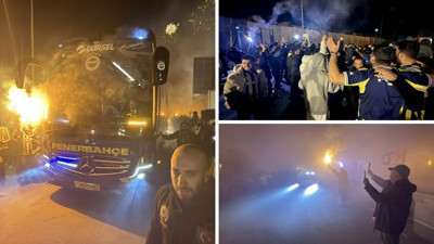 Fenerbahçe'ye Antalya'da coşkulu karşılama