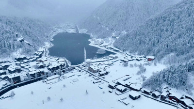Uzungöl'de kartpostallık manzara