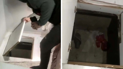 34 yıl hapis cezasıyla aranıyordu, yatağın altındaki gizli bölmede yakalandı