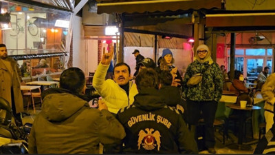 Ufuk Bayraktar, 8 Mart yürüyüşüne katılan kadınlara saldırmaya kalkıştı