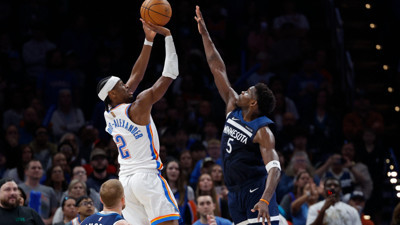 Shai Gilgeous-Alexander son periyot coştu: Thunder, Timberwolves’u farklı geçti