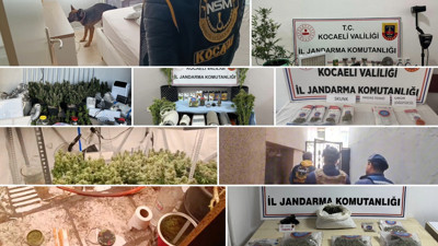 Evleri uyuşturucu serasına, tuvaletleri laboratuvara çevirmişler