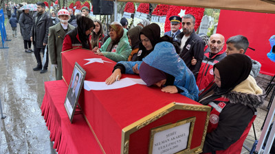 Şehitlere acı veda