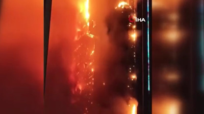 Gökdelende yangın: 1 ölü, 25 yaralı