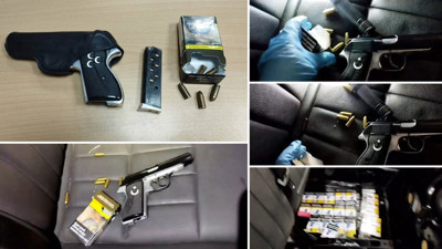 Sınırda kaçakçılık operasyonu: Silah ve mühimmat ele geçirildi