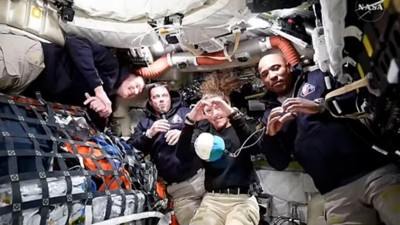 Tarihi Ay yolculuğunda korku dolu anlar