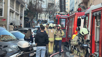 Şişli'de otelde yangın paniği: 6 kişi mahsur kaldı