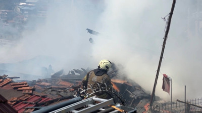 Balkondaki semaver bitişikteki gecekonduyu yaktı