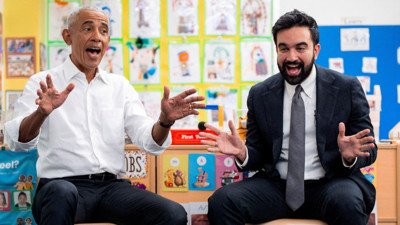 Obama ve Mamdani'den çocuklara özel eğlence