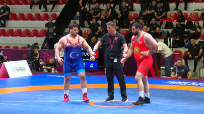 Rıza Kayaalp, Ermeni rakibini 78 saniyede tuş etti