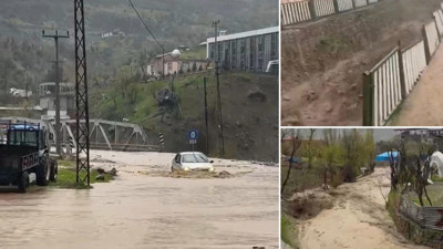 Sel felaketini silahla ateş açarak haber verdi