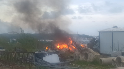 İşçilerin kaldığı konteynerde faciadan dönüldü