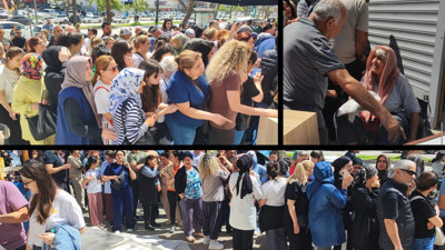 100 liralık izdiham