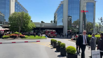 Beşiktaş'taki otelde yangın paniği