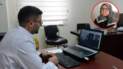 Uzaktan sağlık hizmeti: 91 yaşındaki hasta online muayene oldu