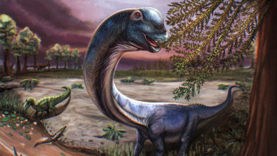 Dev dinozor fosilleri bulundu: 27 metre ve 28 ton