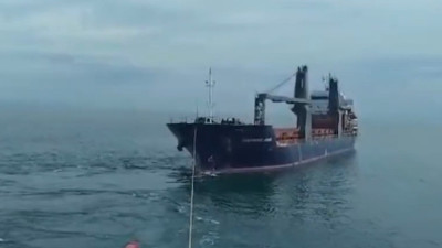 Marmara Denizi'nde arızalanan kuru yük gemisi kurtarıldı