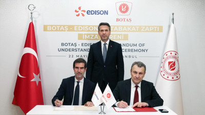 BOTAŞ ve İtalyan Edison'dan doğal gazda işbirliği adımı