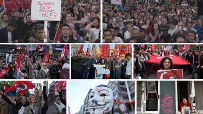 CHP Genel Merkezi'nin polis zoruyla tahliyesi İstanbul'da protesto edildi
