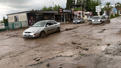 Aynı gün içerisinde ikinci defa sel felaketi