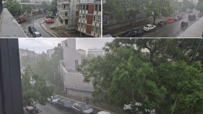 Ankara’da dolu yağışı etkili oldu