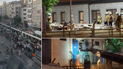 Trafoda yangın çıktı, tramvay seferleri aksadı