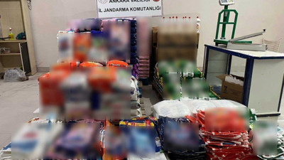 Ankara'da 3 ton sahte deterjan ele geçildi