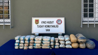 MSB: Van hudut hattında 44 kilo uyuşturucu ele geçirildi