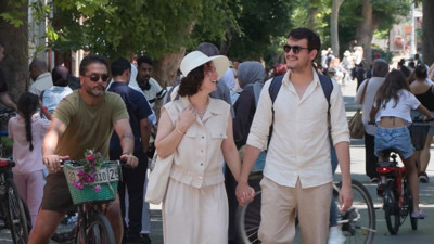 Büyükada'da hafta sonu yoğunluğu