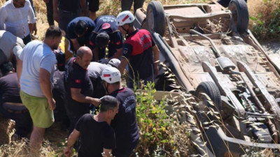Otomobil şarampole devrildi: 1 ölü, 4 yaralı