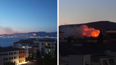 İzmir’de korkutan yangın