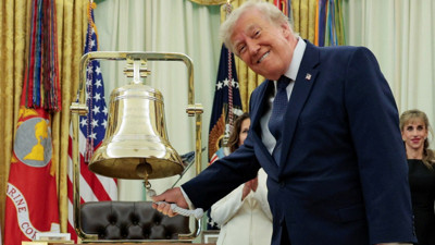 Trump, Oval Ofis’ten borsa zili çaldı