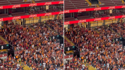 Galatasaray taraftarından tribün protestosu: "Dursun Özbek transferler nerede!"