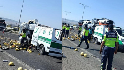 Ankara'da iki kamyonet çarpıştı: 1 ölü, 2 yaralı