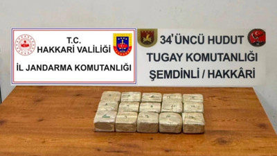 Hakkari-İran sınırında 7 kilo 720 gram eroin ele geçirildi