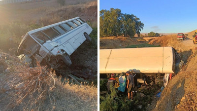 Yolcu otobüsü devrildi: 6 ölü, 22 yaralı