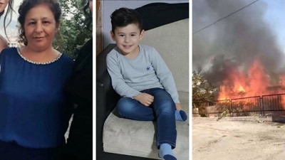Yangında torunu ile ölen anneanne, Mert'i kurtardıktan sonra Yiğit için eve geri dönmüş