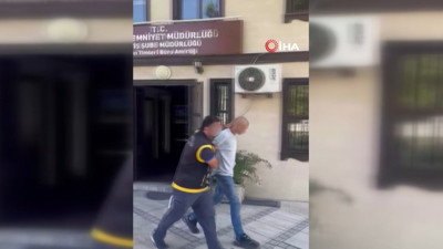 Polise yakalanmamak için saçını kazıttı, yine kaçamadı