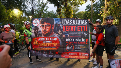 Sağ şerit bizim hakkımız: İlyas Ulutaş için pedal çevirdiler