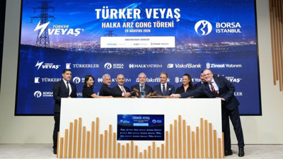 Borsada gong Türker VEYAŞ için çaldı