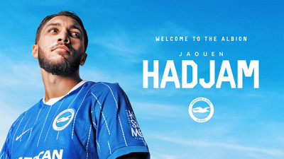 Brighton'ın yeni sol beki Jaouen Hadjam