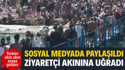 Sosyal medyada paylaşıldı, ziyaretçi akınına uğradı: Türkler akın akın oraya gidiyor
