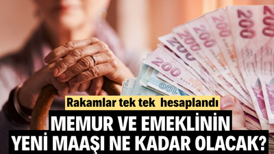 Memur ve emeklinin yeni maaşı ne kadar olacak? Rakamlar tek tek hesaplandı