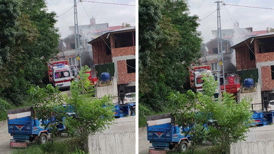 Alevlerin sardığı evde hayatını kaybetti