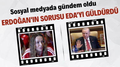 Erdoğan’ın sakatlık sorusu Eda Erdem’i güldürdü: Sosyal medyada gündem oldu