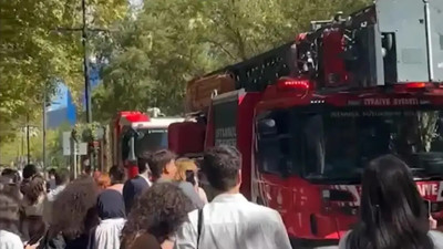 İTÜ'de yangın: Çok sayıda itfaiye sevk edildi